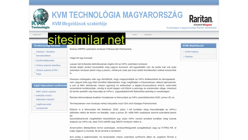 kvmtechnologia.hu alternative sites