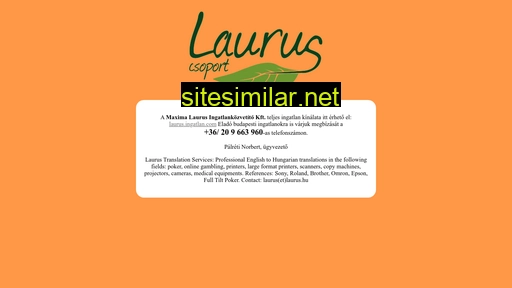 Laurus similar sites