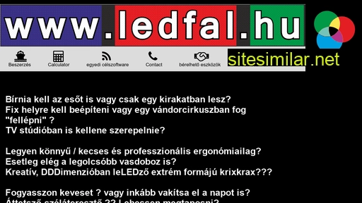 ledfal.hu alternative sites