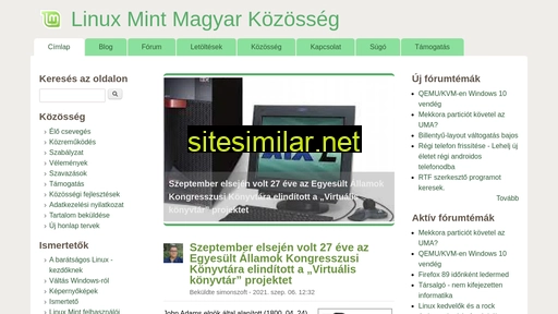 linuxmint.hu alternative sites
