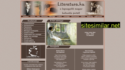 literatura.hu alternative sites