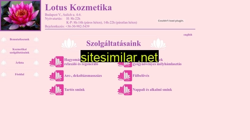 lotuskozmetika.hu alternative sites