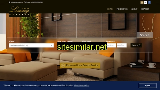 luxuryrentals.hu alternative sites
