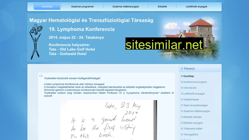 Lymphomakonferencia similar sites