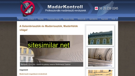 madarkontroll.hu alternative sites
