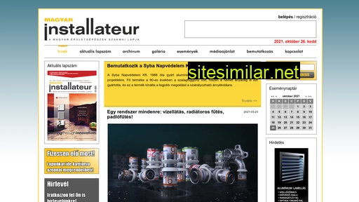magyarinstallateur.hu alternative sites