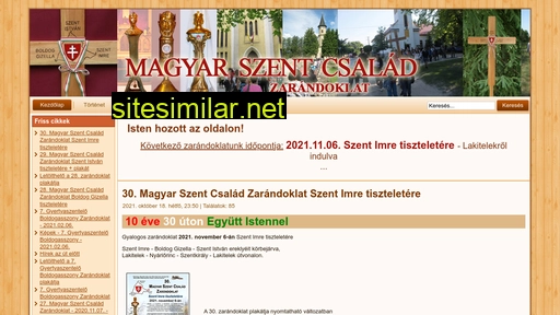 magyarszentcsalad.hu alternative sites
