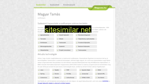 magyusz.hu alternative sites