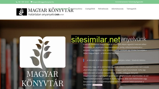 magyarkonyvtar.hu alternative sites