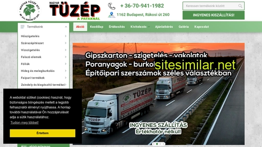 magyartuzep.hu alternative sites