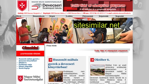 maltaiszakiskola-devecser.hu alternative sites