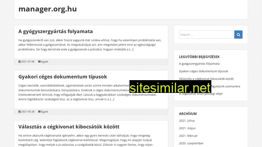 manager.org.hu alternative sites