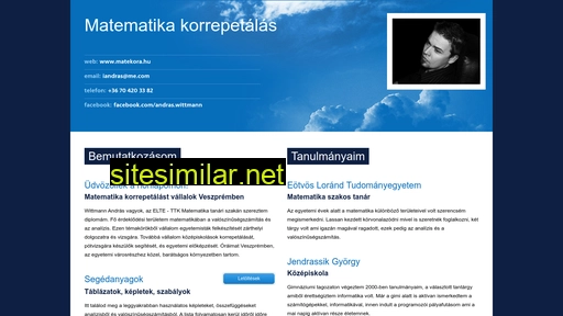 matekora.hu alternative sites