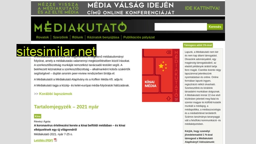 mediakutato.hu alternative sites