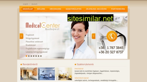 medicalcenterbudapest.hu alternative sites