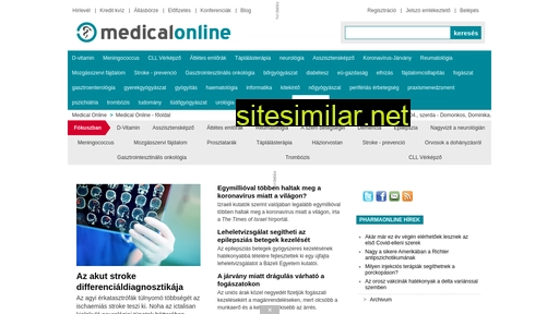 medicalonline.hu alternative sites