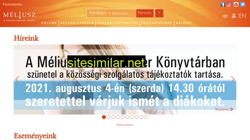 meliusz.hu alternative sites