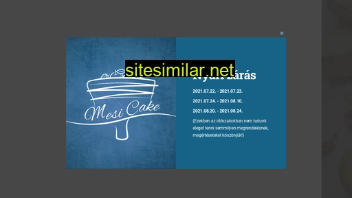 mesicake.hu alternative sites