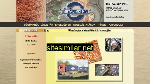 Metal-mix similar sites
