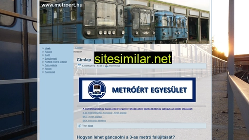 metroert.hu alternative sites
