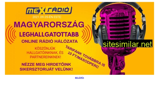 mexradio.hu alternative sites