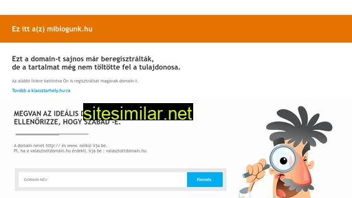 miblogunk.hu alternative sites