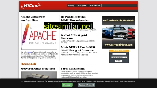 micom.hu alternative sites