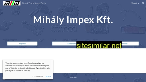 mihalyimpex.hu alternative sites