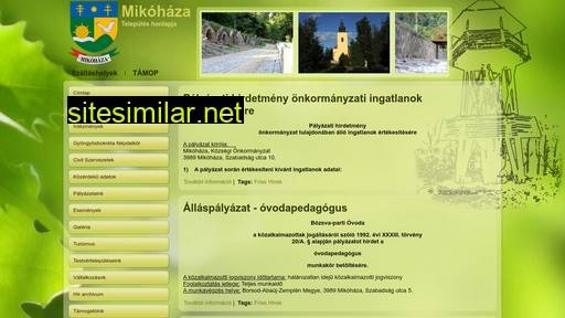 mikohaza.hu alternative sites
