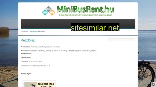 minibusrent.hu alternative sites