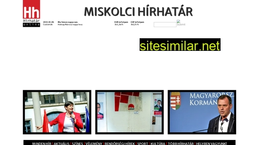 miskolci-hirhatar.hu alternative sites