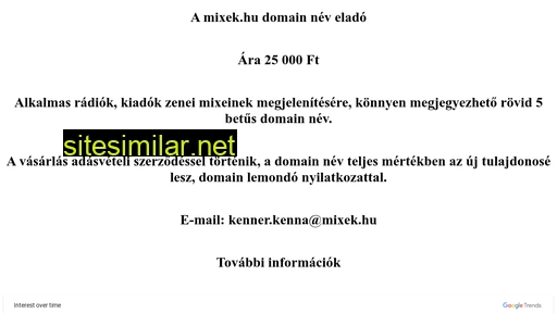 mixek.hu alternative sites
