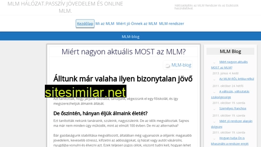 mlm-rendszer.hu alternative sites