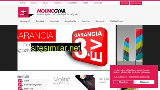 molinogyar.hu alternative sites