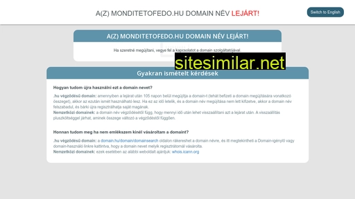 monditetofedo.hu alternative sites