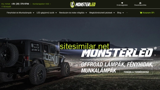 monsterled.hu alternative sites