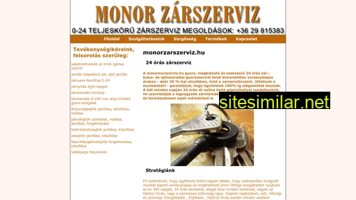 monorzarszerviz.hu alternative sites