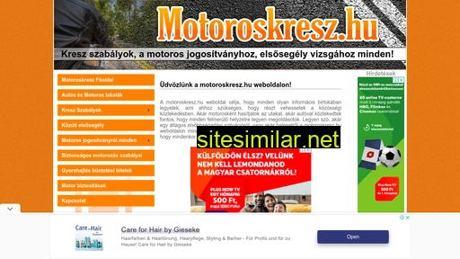 motoroskresz.hu alternative sites