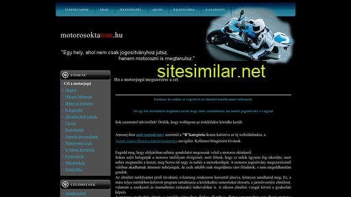 motorosoktatom.hu alternative sites