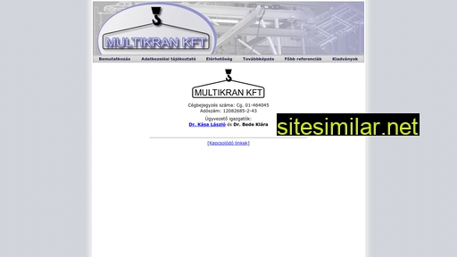 Multikran similar sites
