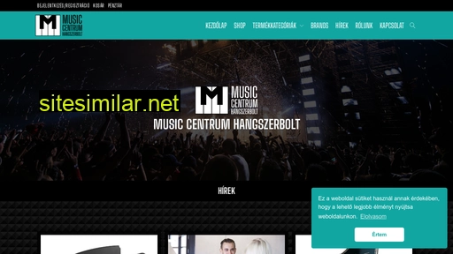 musiccentrum.hu alternative sites