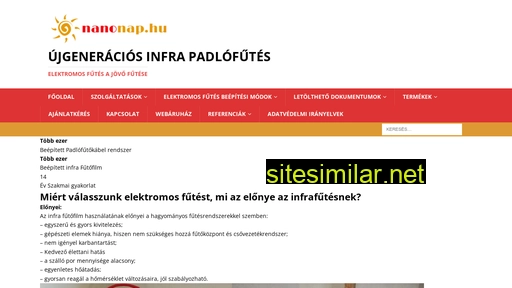 nanonap.hu alternative sites