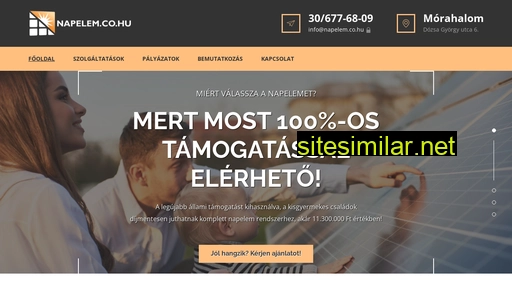 napelem.co.hu alternative sites