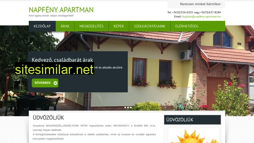 napfeny-apartman.hu alternative sites