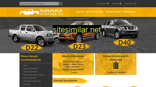 navarawebshop.hu alternative sites