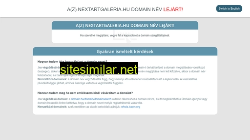 nextartgaleria.hu alternative sites
