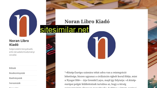 Noranlibro similar sites