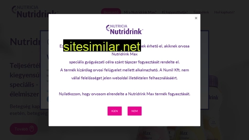 nutridrink.hu alternative sites