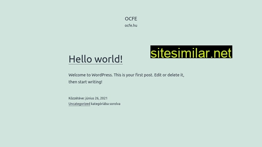 ocfe.hu alternative sites