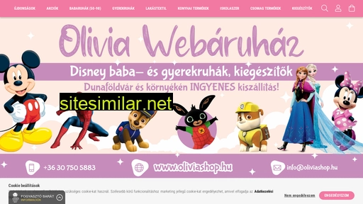 oliviashop.hu alternative sites